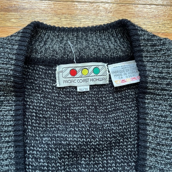 Vintage Pacific Coast Highway Cardigan / XL / 1992 / PCH Member - Picture 3 of 7